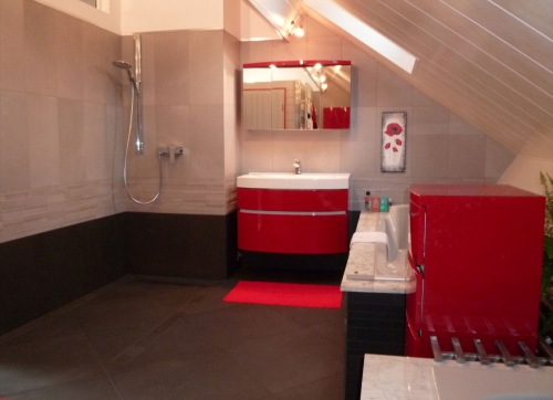 Salle de bain douche à l'italienne montmorency taverny saint leu ... Salle de bain avec douche